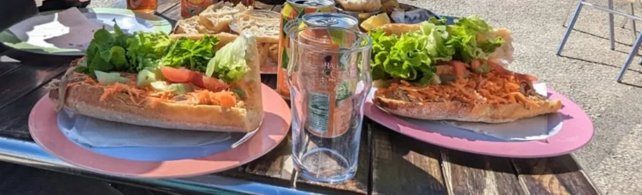 Sandwichs Rillettes Huitres